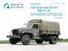 Quinta Studio QD35035 Chevrolet G7107 3D-Printed & coloured Interior on decal paper (for ICM kit) 1/35